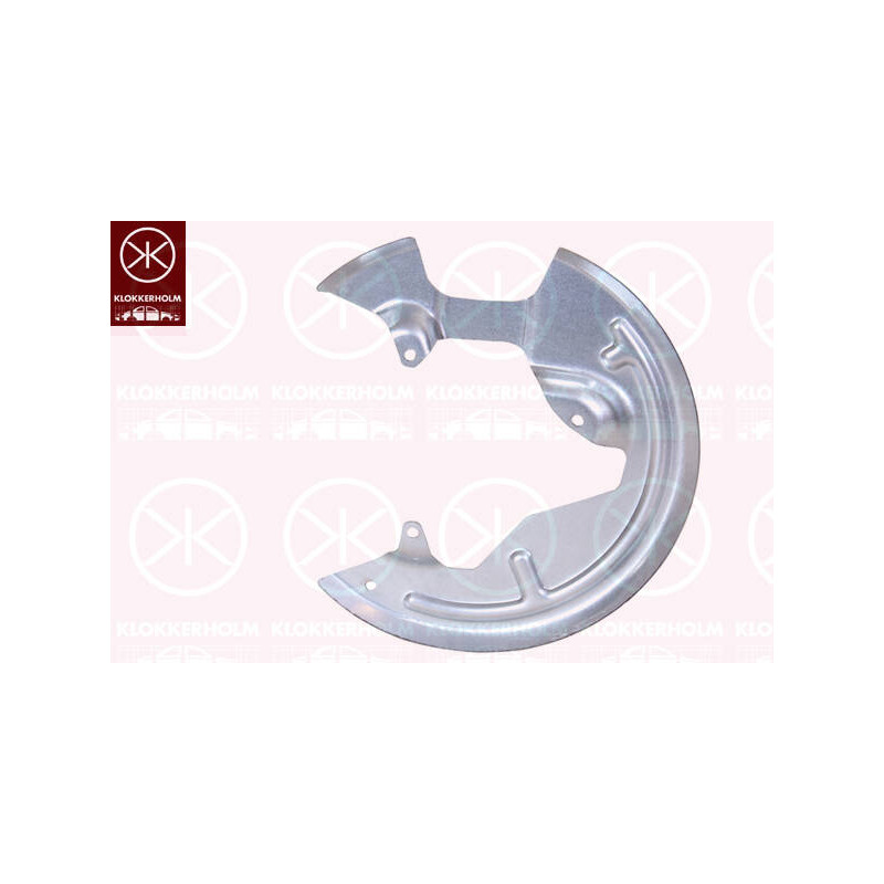 KLOKKERHOLM Ochranný plech proti rozstreku, Brzdový kotúč 6033377