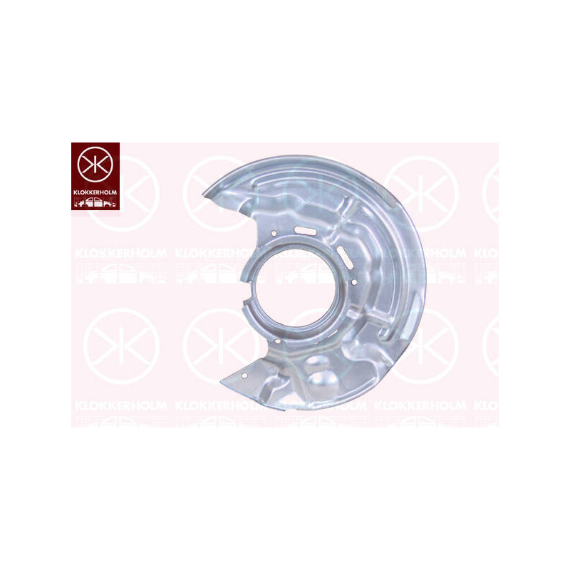 KLOKKERHOLM Ochranný plech proti rozstreku, Brzdový kotúč 8160378
