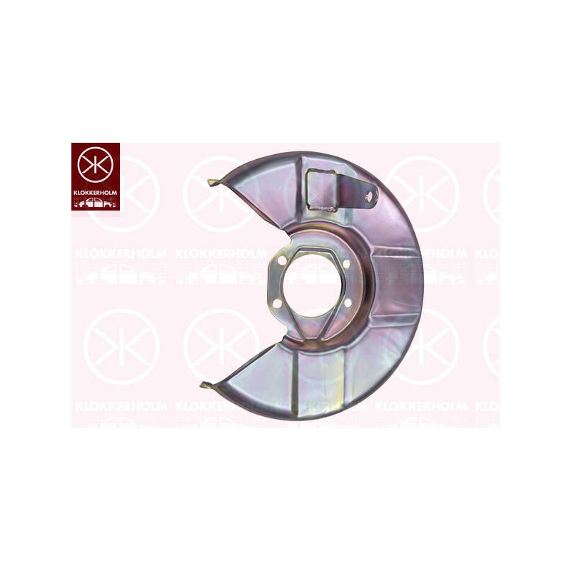 KLOKKERHOLM Ochranný plech proti rozstreku, Brzdový kotúč 9020377