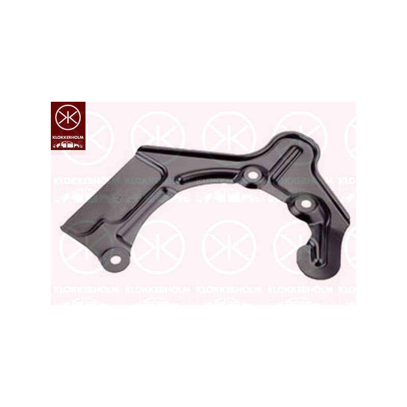 KLOKKERHOLM Ochranný plech proti rozstreku, Brzdový kotúč 9504378