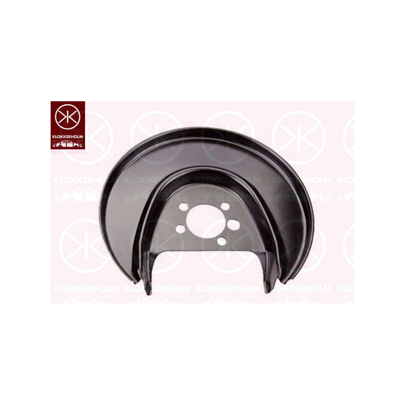KLOKKERHOLM Ochranný plech proti rozstreku, Brzdový kotúč 9505877