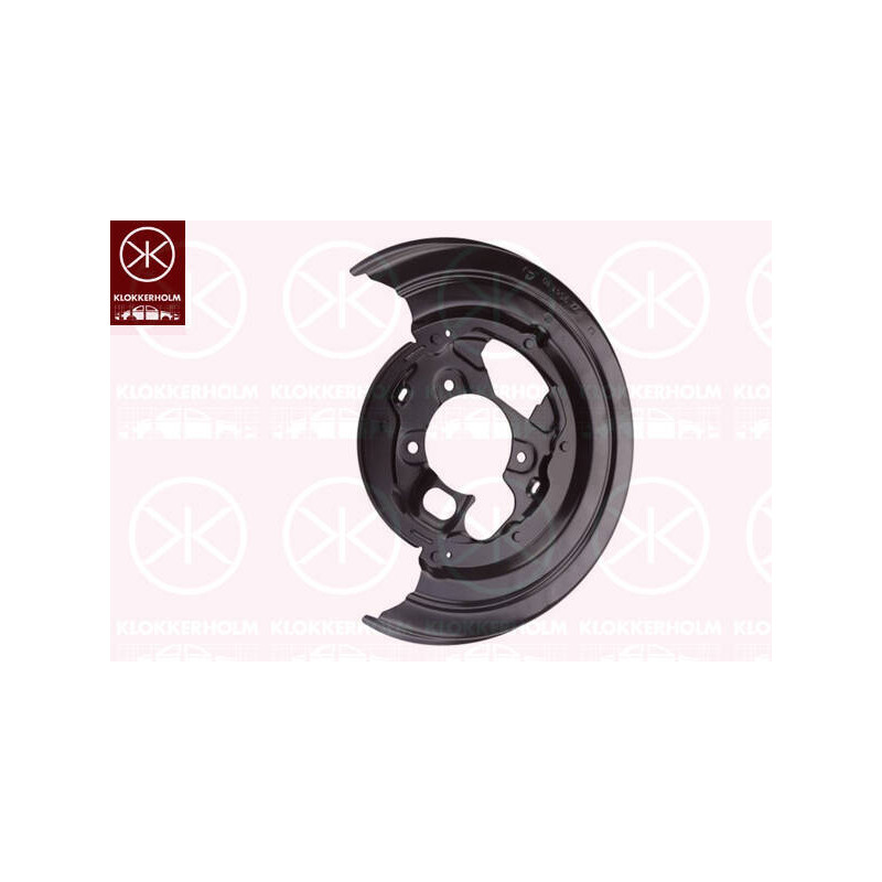 KLOKKERHOLM Ochranný plech proti rozstreku, Brzdový kotúč 9564875