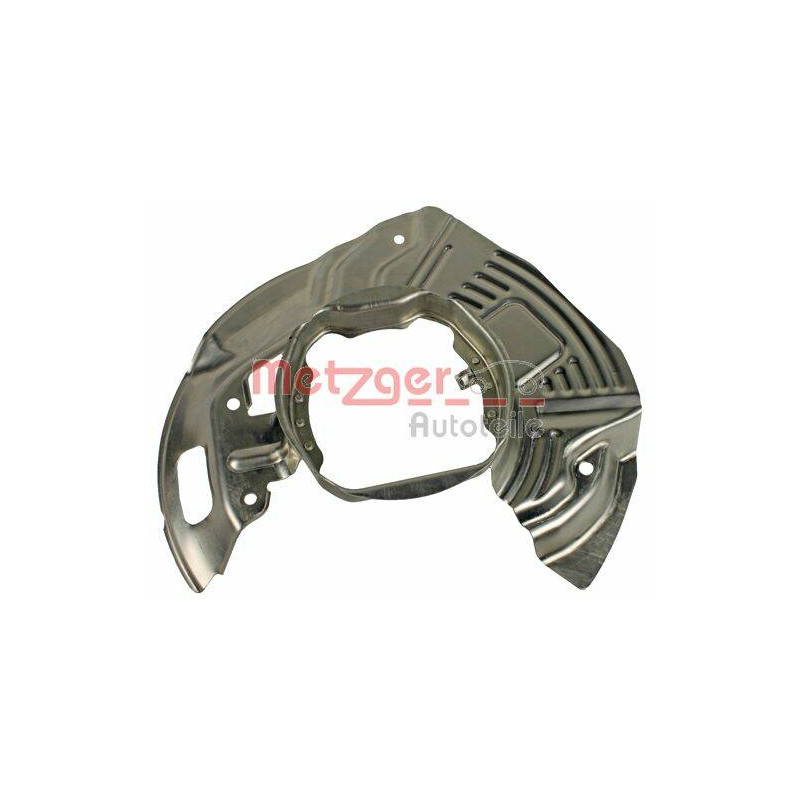 METZGER Ochranný plech proti rozstreku, Brzdový kotúč 6115028