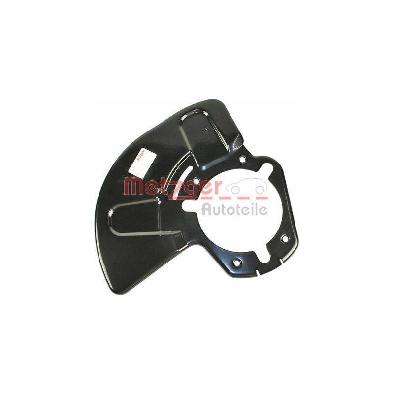 METZGER Ochranný plech proti rozstreku, Brzdový kotúč 6115050