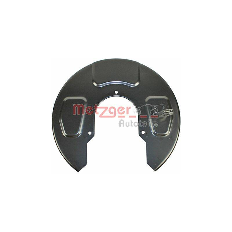 METZGER Ochranný plech proti rozstreku, Brzdový kotúč 6115098