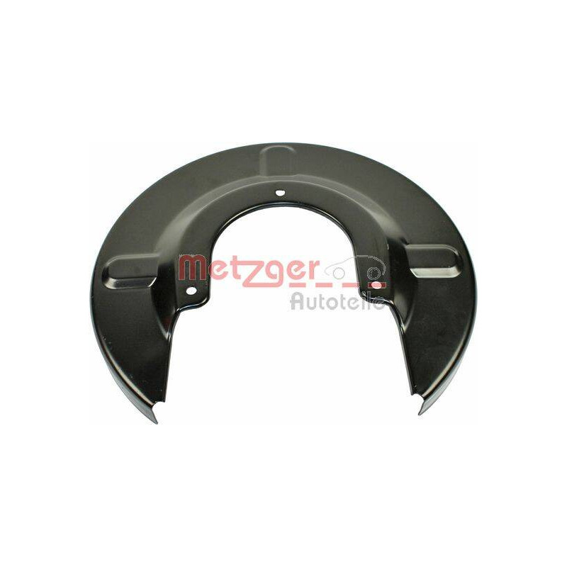 METZGER Ochranný plech proti rozstreku, Brzdový kotúč 6115106