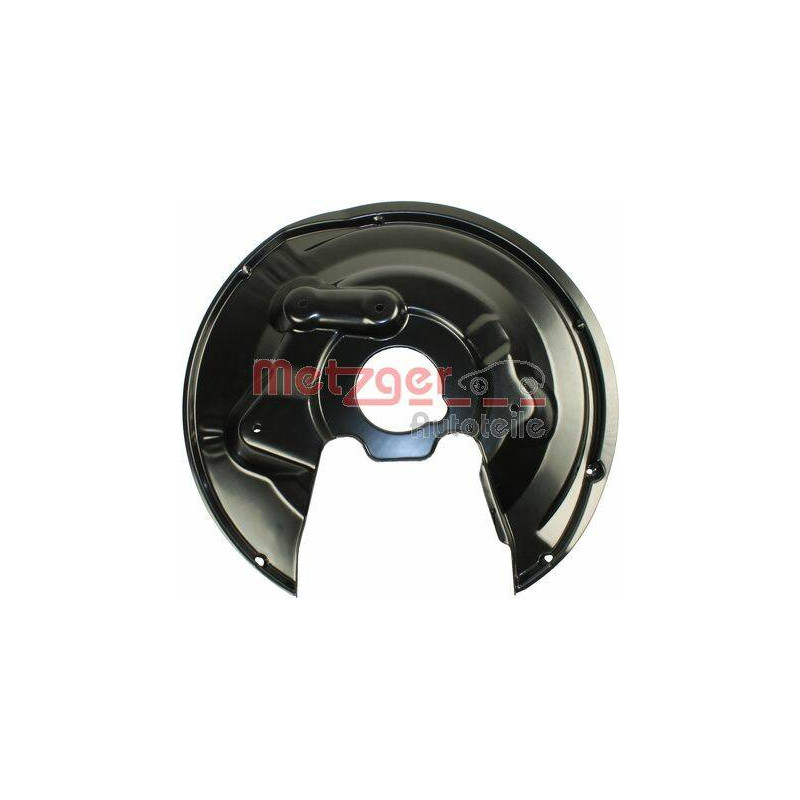 METZGER Ochranný plech proti rozstreku, Brzdový kotúč 6115133