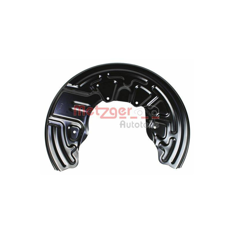 METZGER Ochranný plech proti rozstreku, Brzdový kotúč 6115227