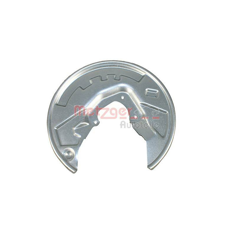 METZGER Ochranný plech proti rozstreku, Brzdový kotúč 6115263