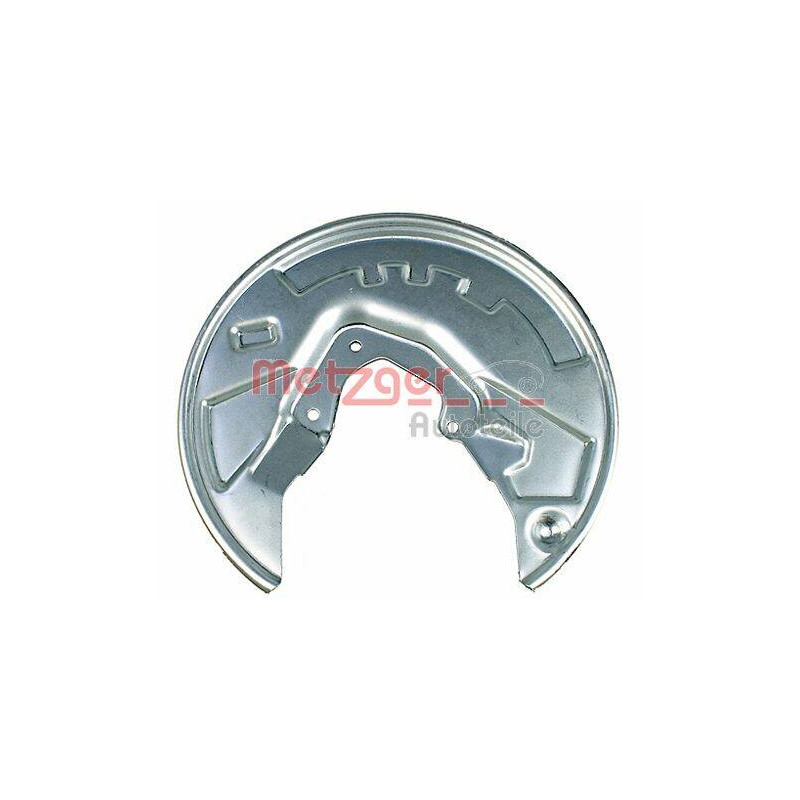 METZGER Ochranný plech proti rozstreku, Brzdový kotúč 6115264