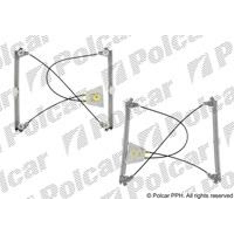 POLCAR Mechanizmus stahovania okna el. bez motora 1331PSG1