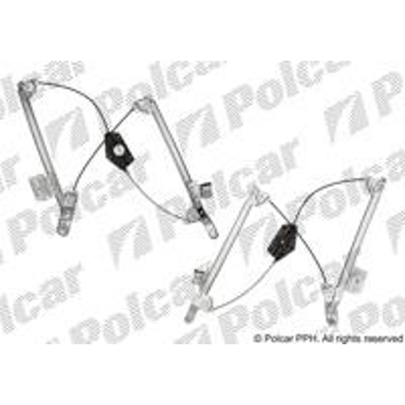 POLCAR Mechanizmus stahovania okna el. bez motora 1355PSG6