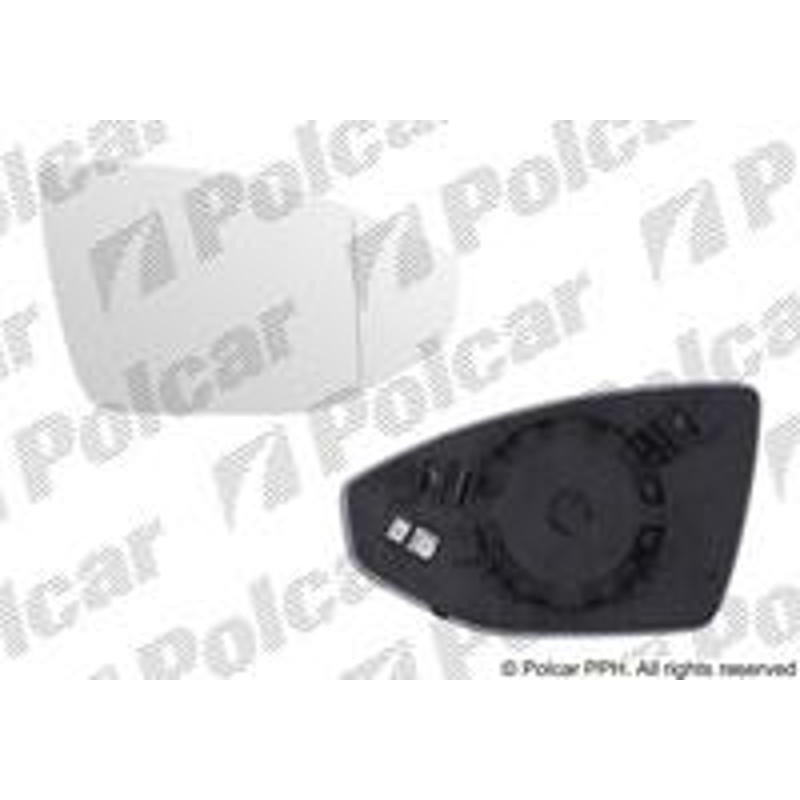 POLCAR Sklo vonkajšieho zrkadla s držiakom 13E3554E