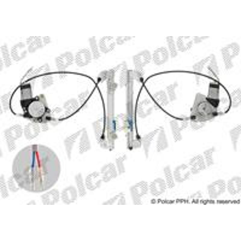 POLCAR Ektrický mechanizmus okna dverí 1404PSE4