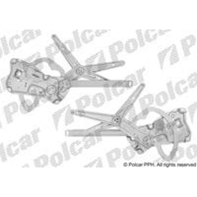 POLCAR Mechanizmus stahovania okna el. bez motora 2007PSG1