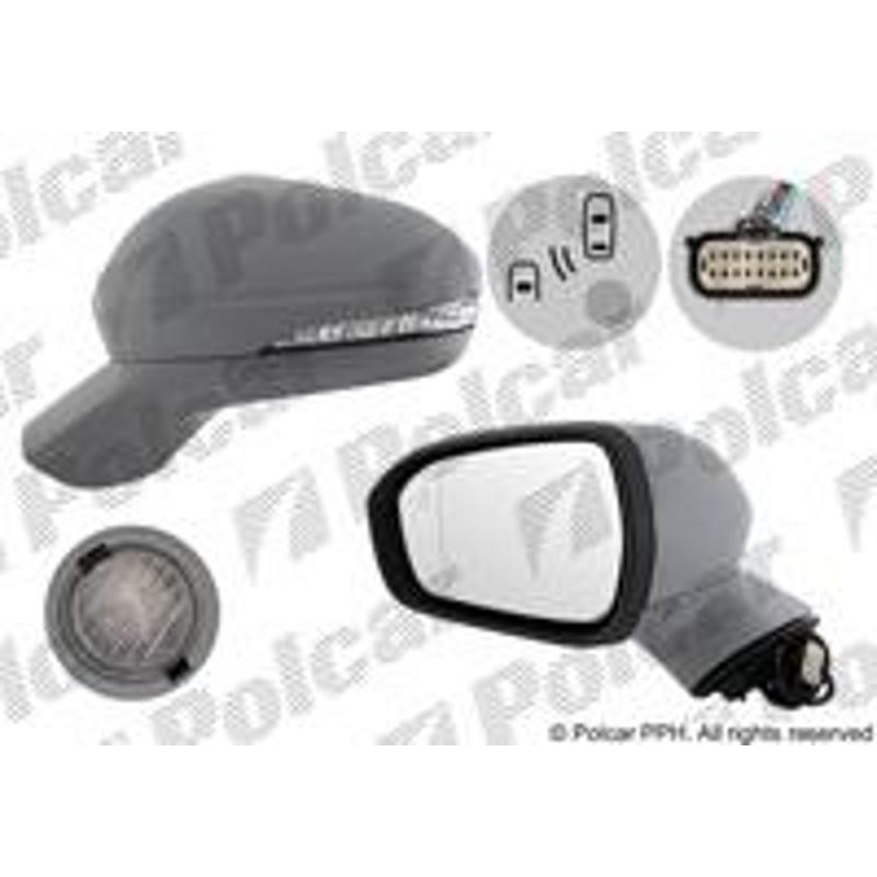 POLCAR Vonkajšie zrkadlo 32D2519E