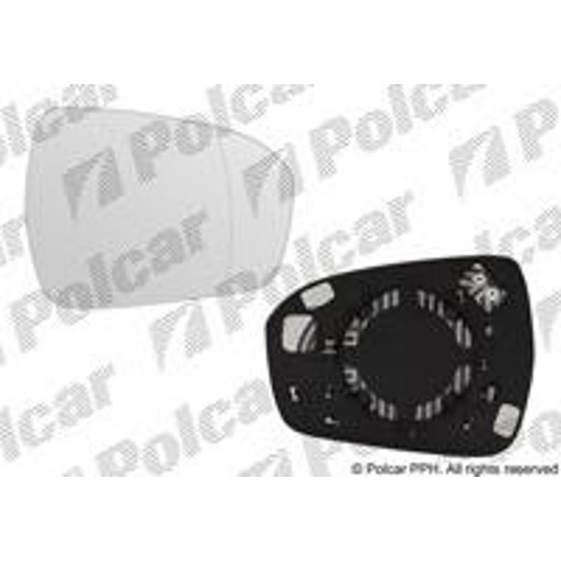POLCAR Sklo vonkajšieho zrkadla s držiakom 32D2554E
