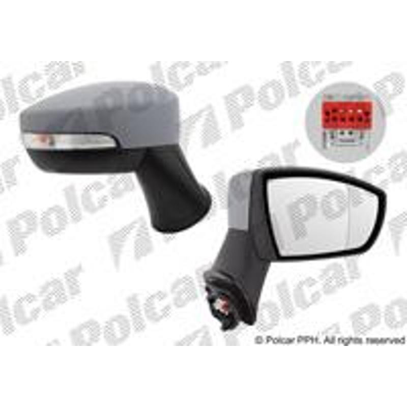 POLCAR Vonkajšie zrkadlo 32X2523E