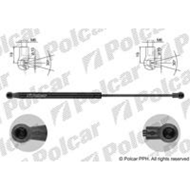 POLCAR Plynová pružina 4324AS