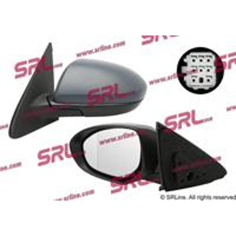 POLCAR Vonkajšie zrkadlo 4542511S