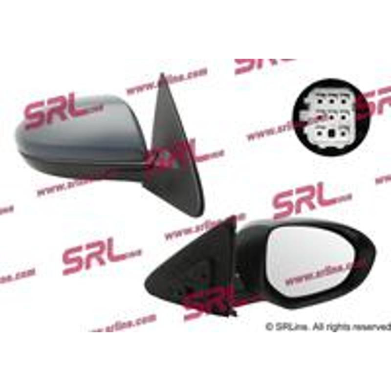 POLCAR Vonkajšie zrkadlo 4542521S