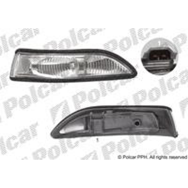 POLCAR Bočný blinker v spätnom zrkadle 5006205E