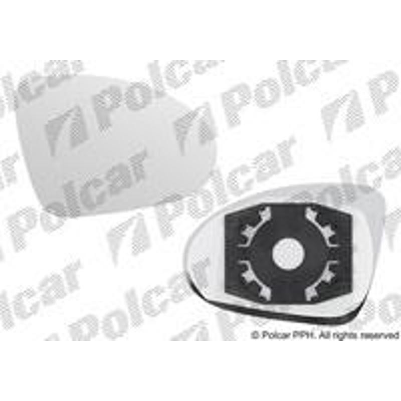 POLCAR Sklo vonkajšieho zrkadla s držiakom 5097553E