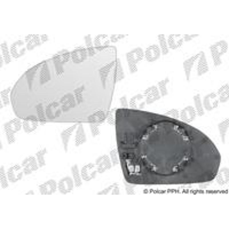 POLCAR Sklo vonkajšieho zrkadla s držiakom 5098543E