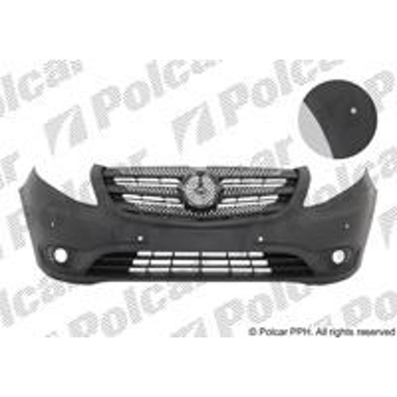 POLCAR Predný nárazník 50N30723