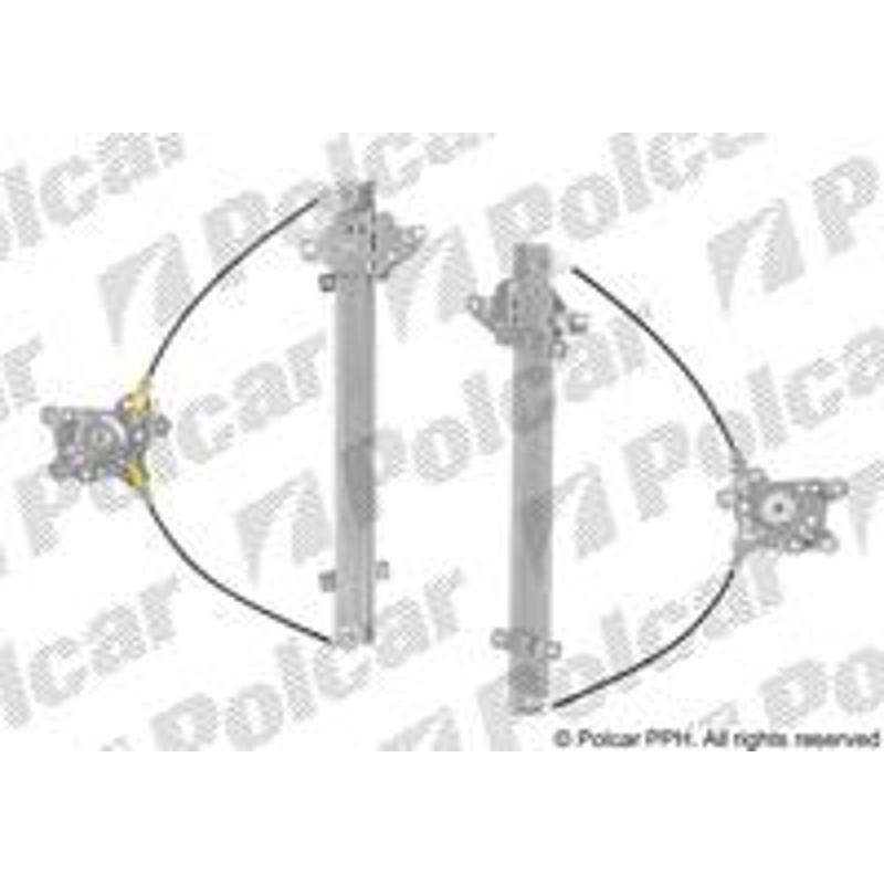 POLCAR Mechanizmus stahovania okna el. bez motora 5265PSG1