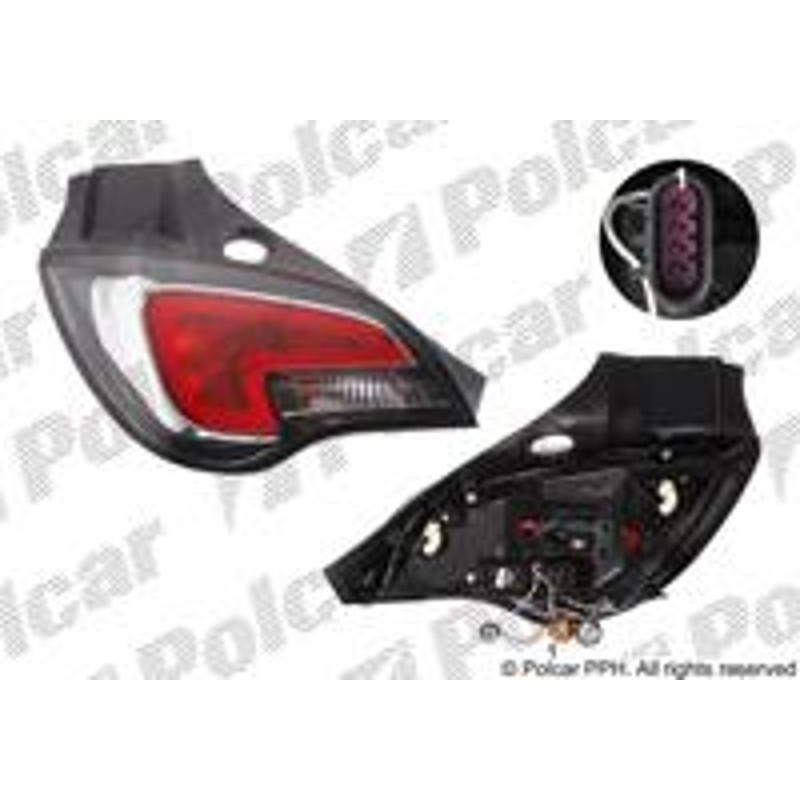POLCAR Zadné svetlo 55A187-X