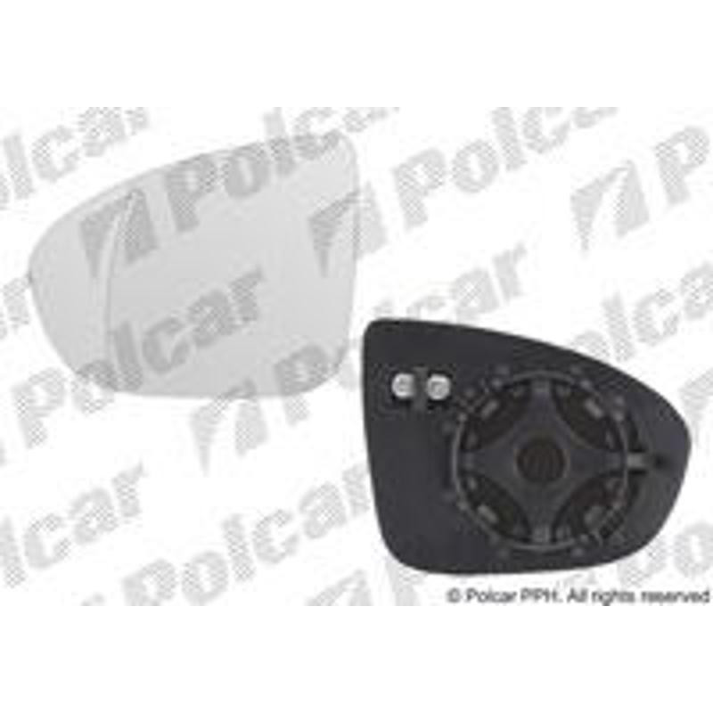 POLCAR Sklo vonkajšieho zrkadla s držiakom 5546544E