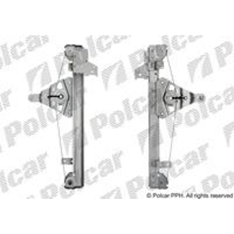 POLCAR Mechanizmus stahovania okna el. bez motora 5712PSG4