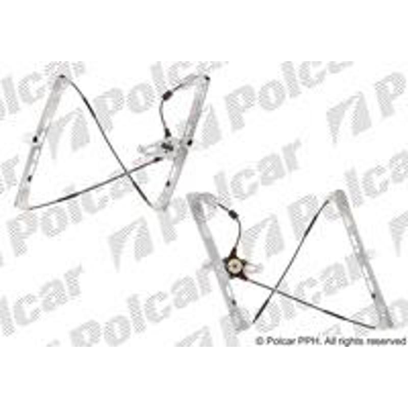 POLCAR Mechanizmus stahovania okna el. bez motora 5723PSG1