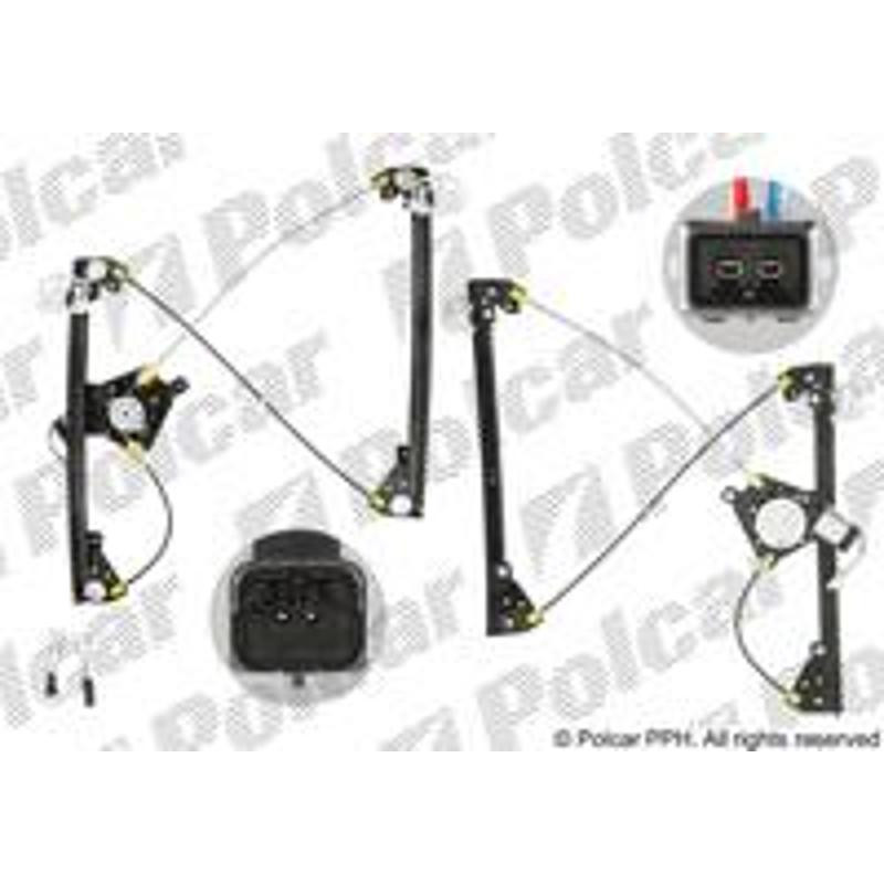 POLCAR Ektrický mechanizmus okna dverí 5723PSE3