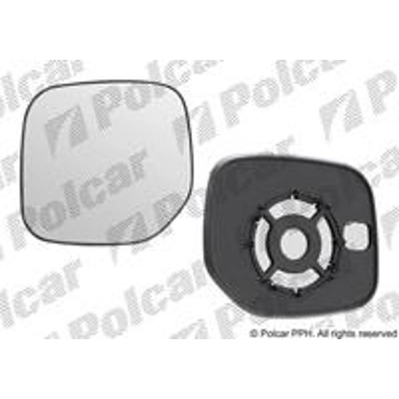 POLCAR Sklo vonkajšieho zrkadla s držiakom 5790557E