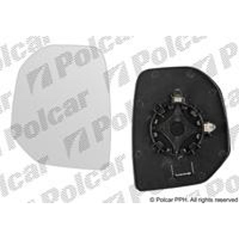 POLCAR Sklo vonkajšieho zrkadla s držiakom 5792552E