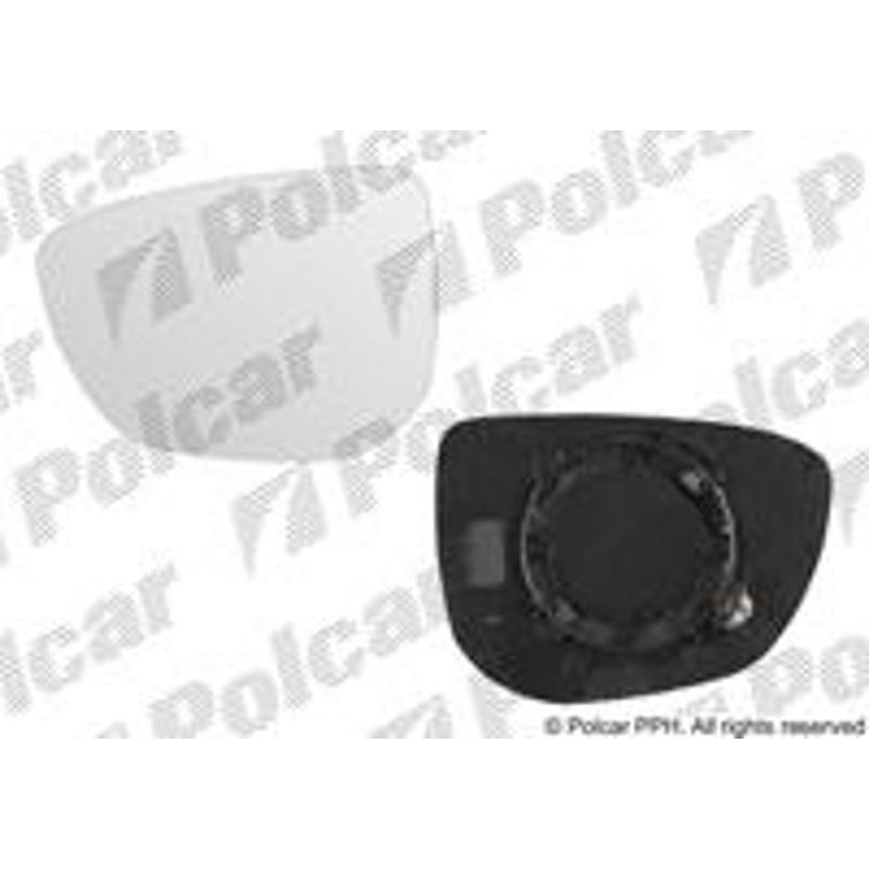 POLCAR Sklo vonkajšieho zrkadla s držiakom 57C2544E