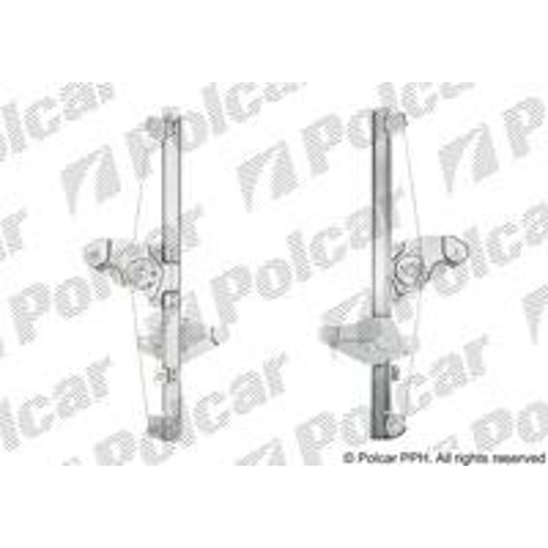 POLCAR Mechanizmus stahovania okna el. bez motora 57C2PSG2