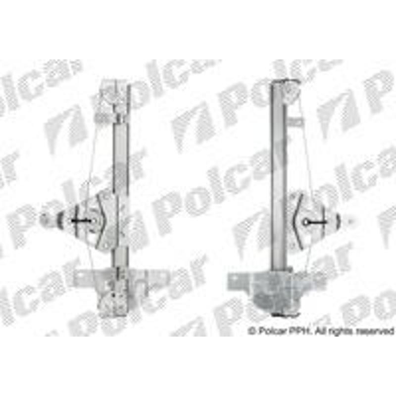 POLCAR Mechanizmus stahovania okna el. bez motora 57C2PSG4