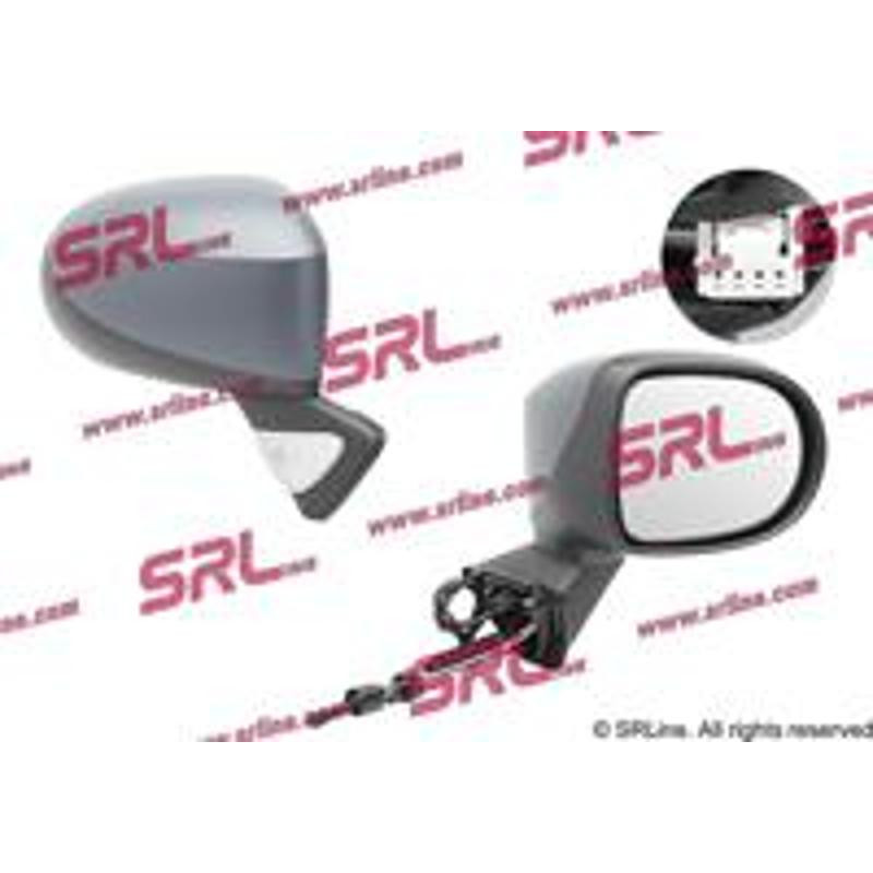 POLCAR Vonkajšie zrkadlo 6058521S