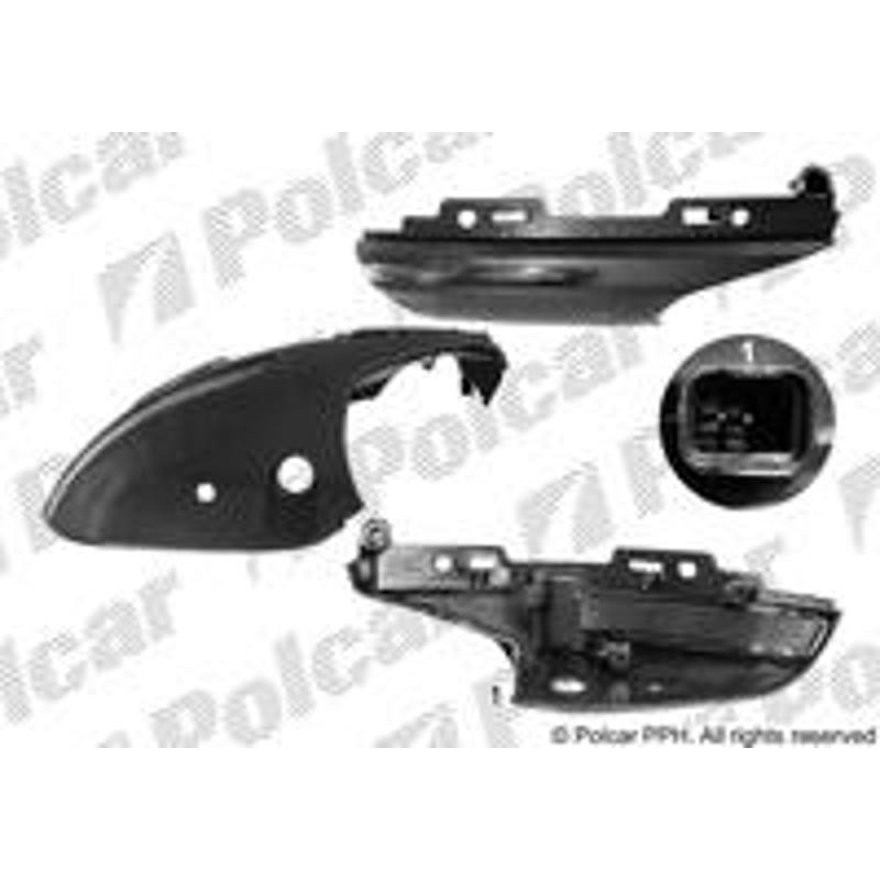 POLCAR Bočný blinker v spätnom zrkadle 60C3206E