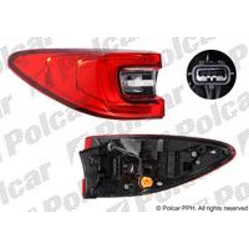 POLCAR Zadné svetlo 60X287-X