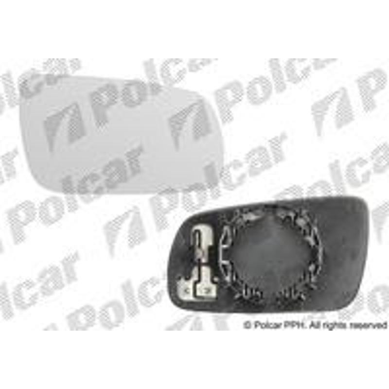POLCAR Sklo vonkajšieho zrkadla s držiakom 6920558E