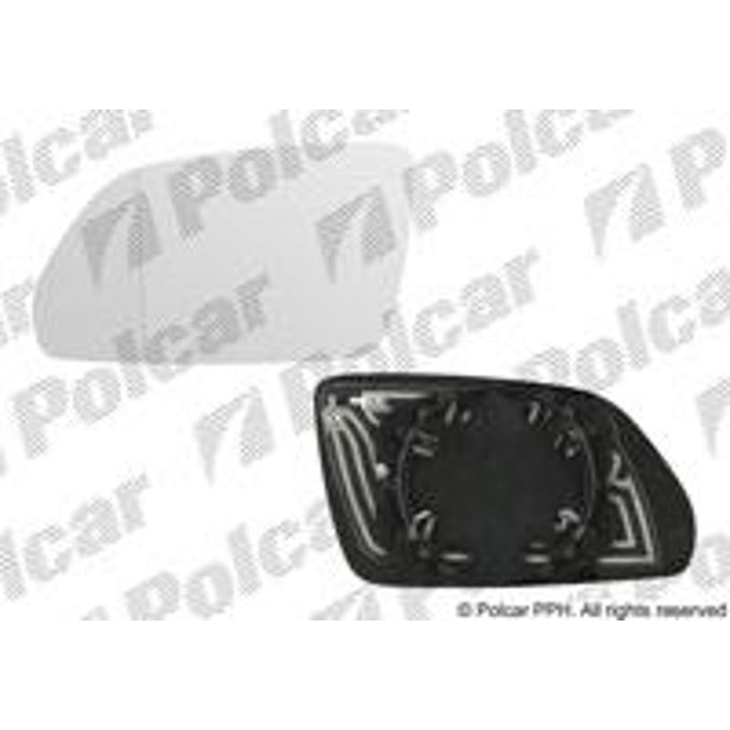 POLCAR Sklo vonkajšieho zrkadla s držiakom 6922546E