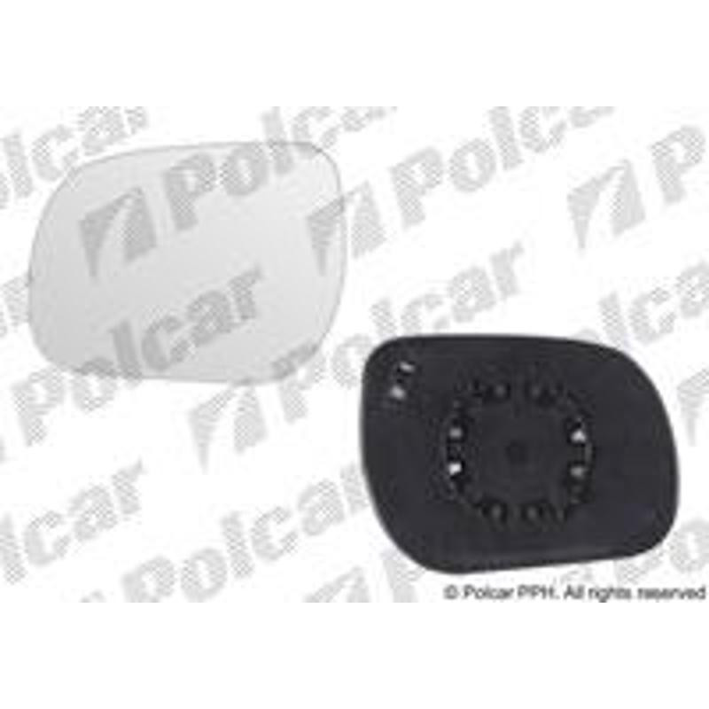POLCAR Sklo vonkajšieho zrkadla s držiakom 8159545E