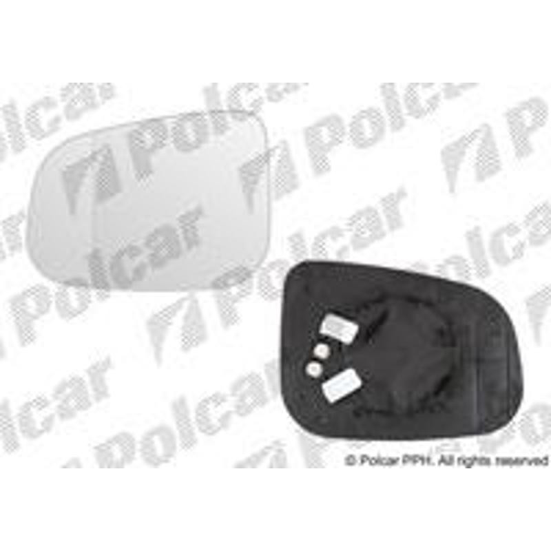 POLCAR Sklo vonkajšieho zrkadla s držiakom 90D1545E