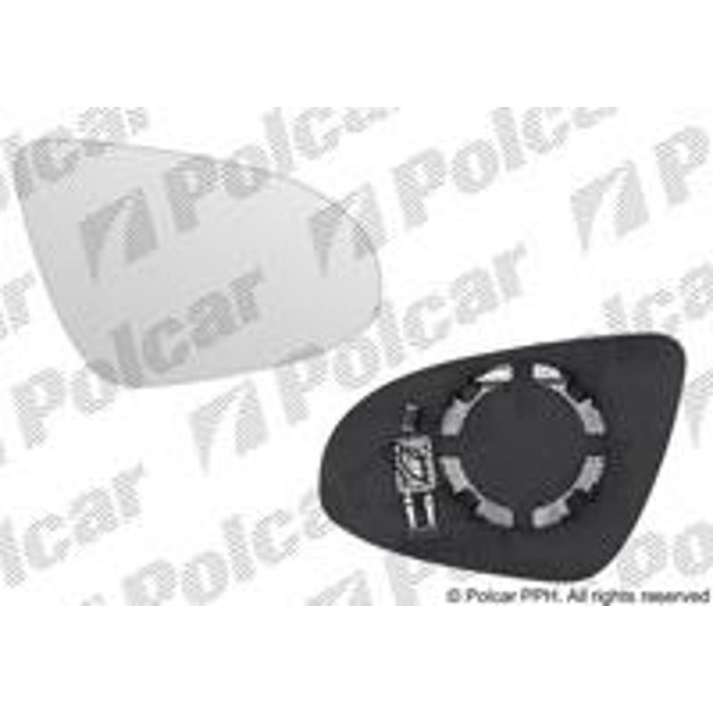 POLCAR Sklo vonkajšieho zrkadla s držiakom 81A1555E