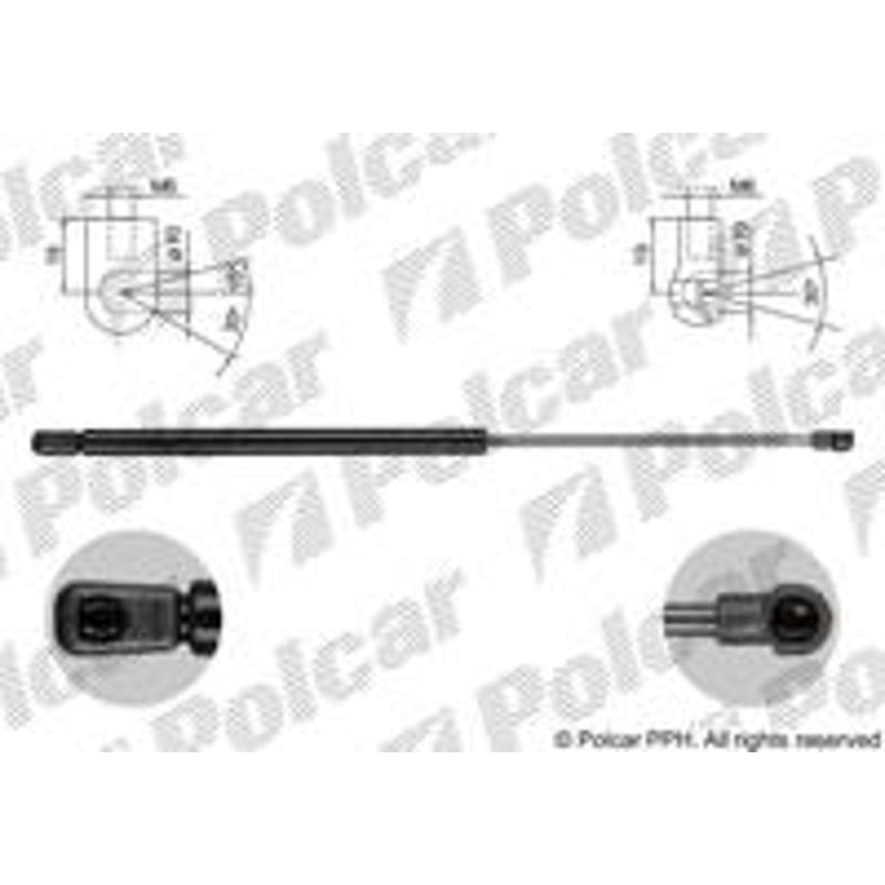 POLCAR Plynová pružina 9528ASD