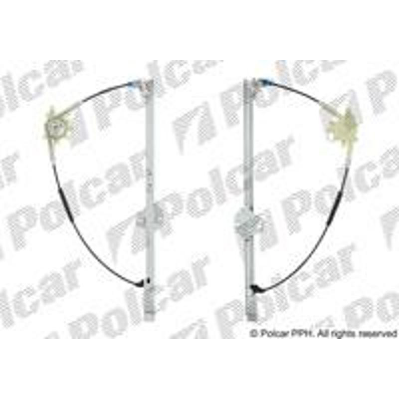 POLCAR Mechanizmus stahovania okna el. bez motora 9567PSG2